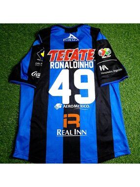 Ronaldinho Queretaro Pirma PLAYER ISSUE 2014 2015 Soccer Jersey L